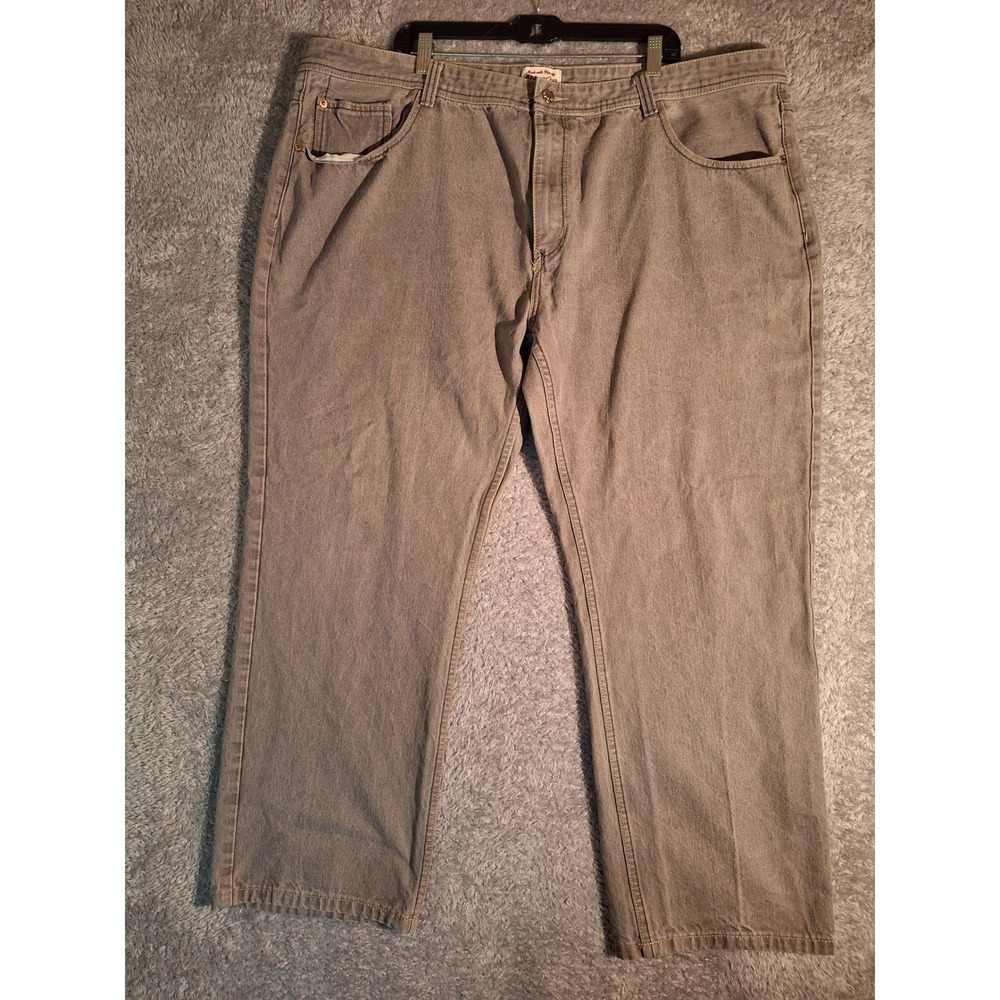 Ablanche New York Mens 50x32 Straight Jeans Stone Grey Plus Size Hip Hop Urban
